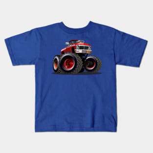 Cartoon monster truck Kids T-Shirt